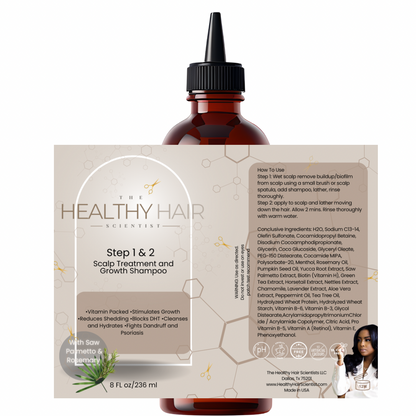 (Step 1 & 2) Scalp Treatment and Growth Shampoo